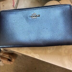 Coach Black Leather Wallet
